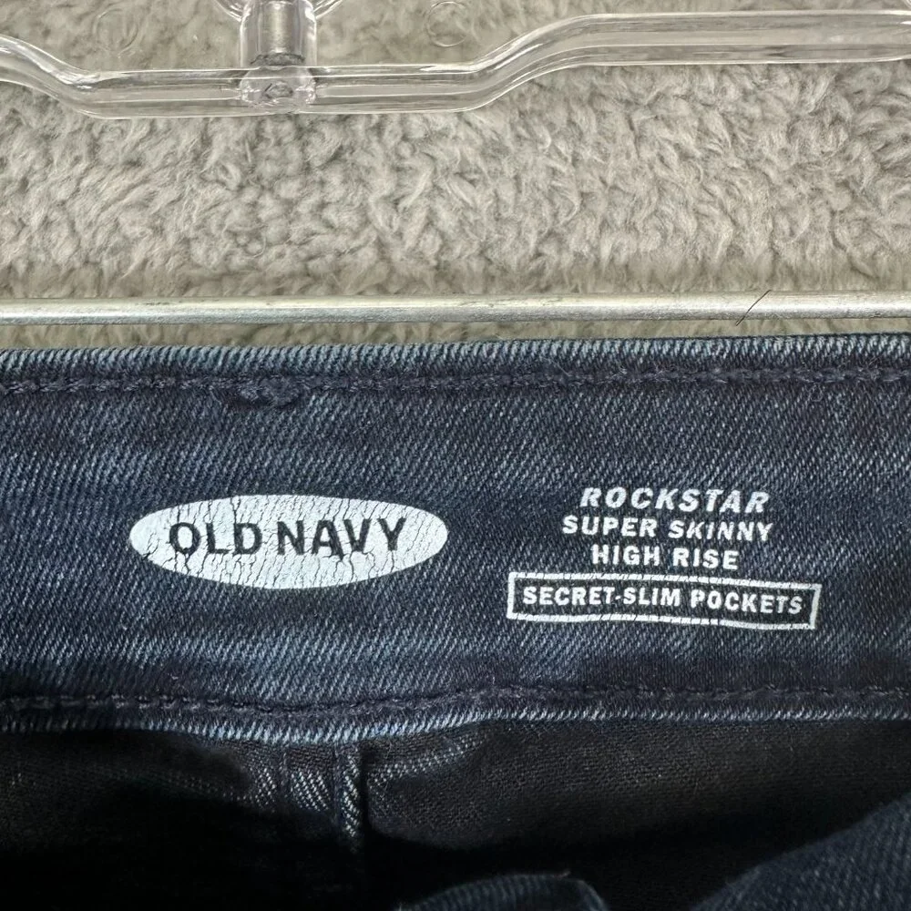 Old Navy Rockstar Super Skinny Jeans High‎ Rise Secret Slim Pockets